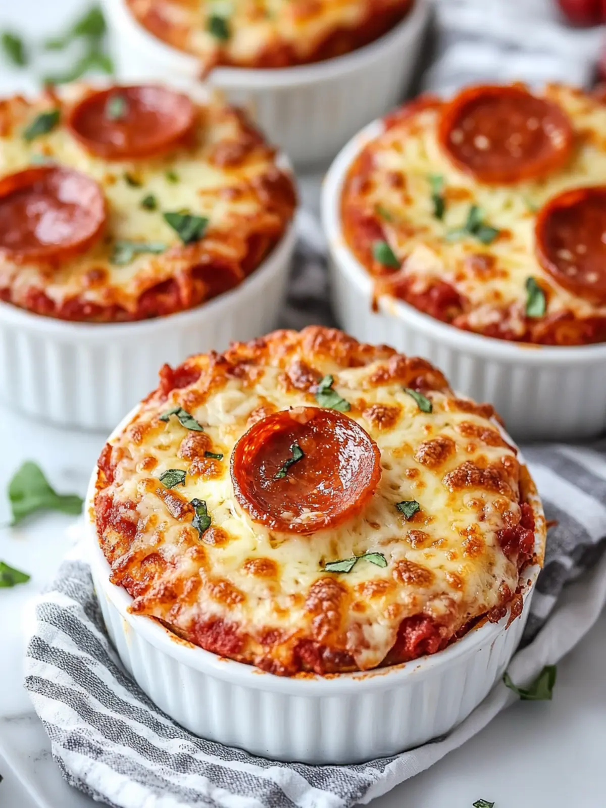 Low Carb Crustless Pizza Bowl