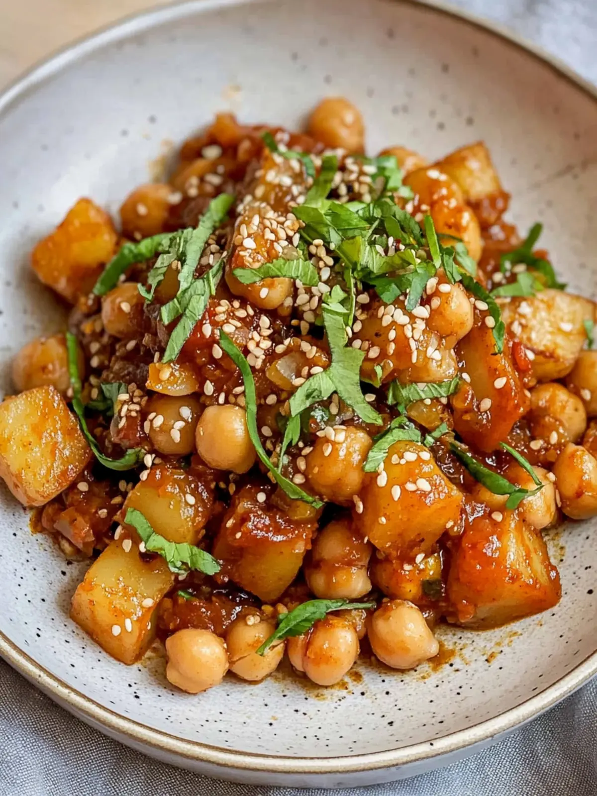 Gochujang Potatoes and Chickpeas: A Flavorful Twist! 4 Gochujang Potatoes and Chickpeas
