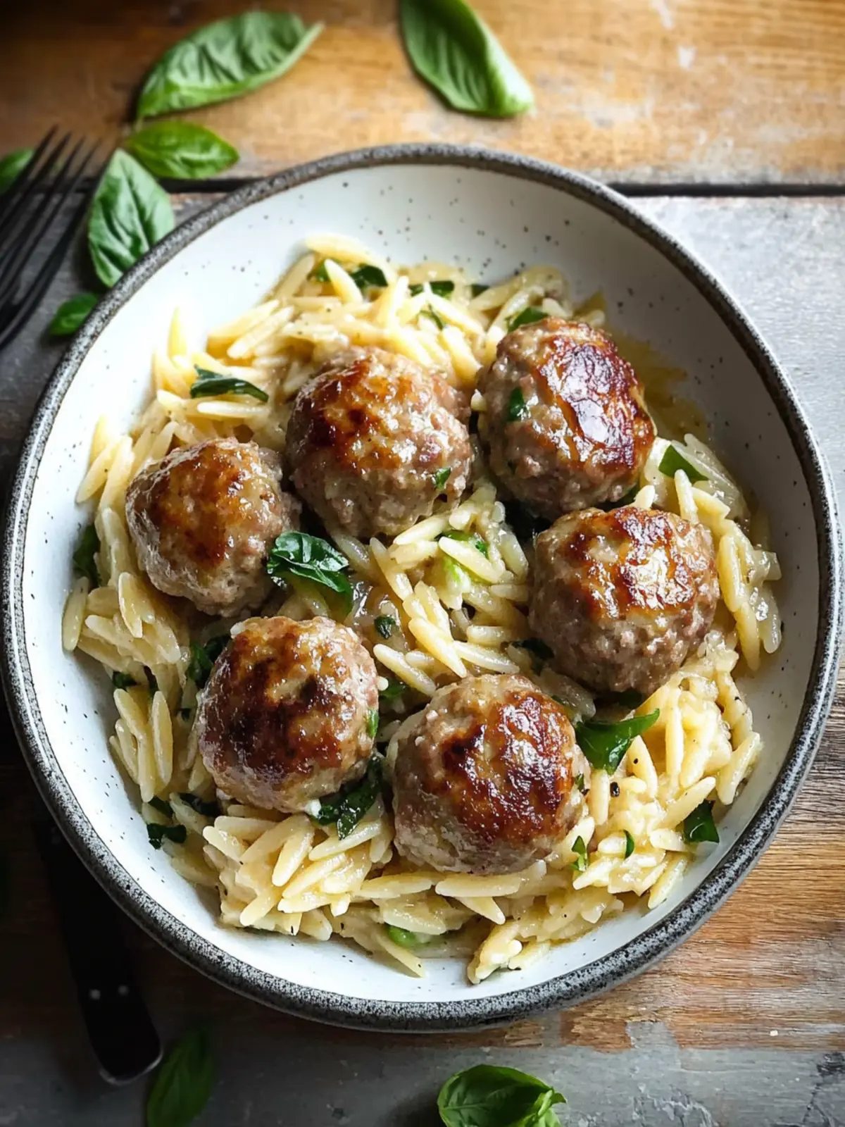 Swedish Meatball Orzo: A Cozy Dinner in Just 30 Minutes 4 Swedish Meatball Orzo
