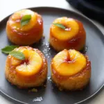 Irresistible Peach Upside Down Mini Cakes for Sweet Moments 42 Peach Upside Down Mini Cakes