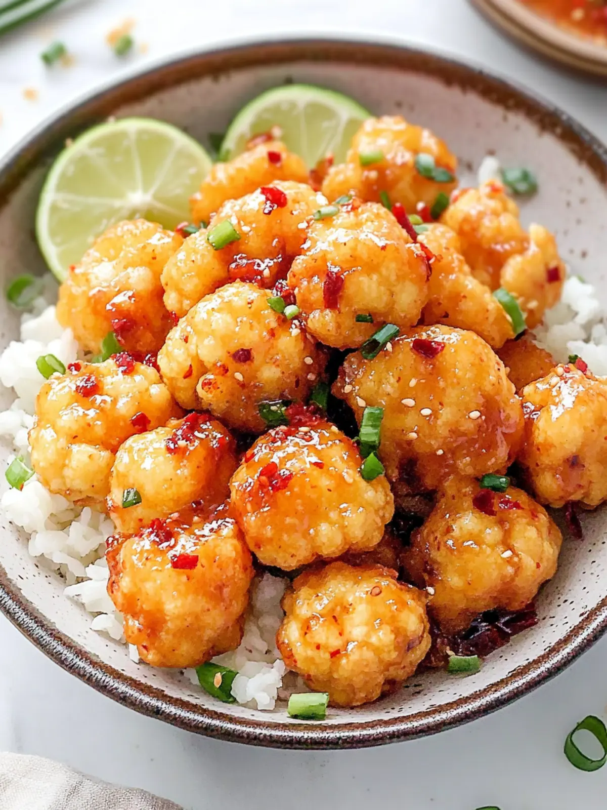 Crispy Thai Sweet Chili Cauliflower for Your Next Snack Attack 4 Thai Sweet Chili Cauliflower