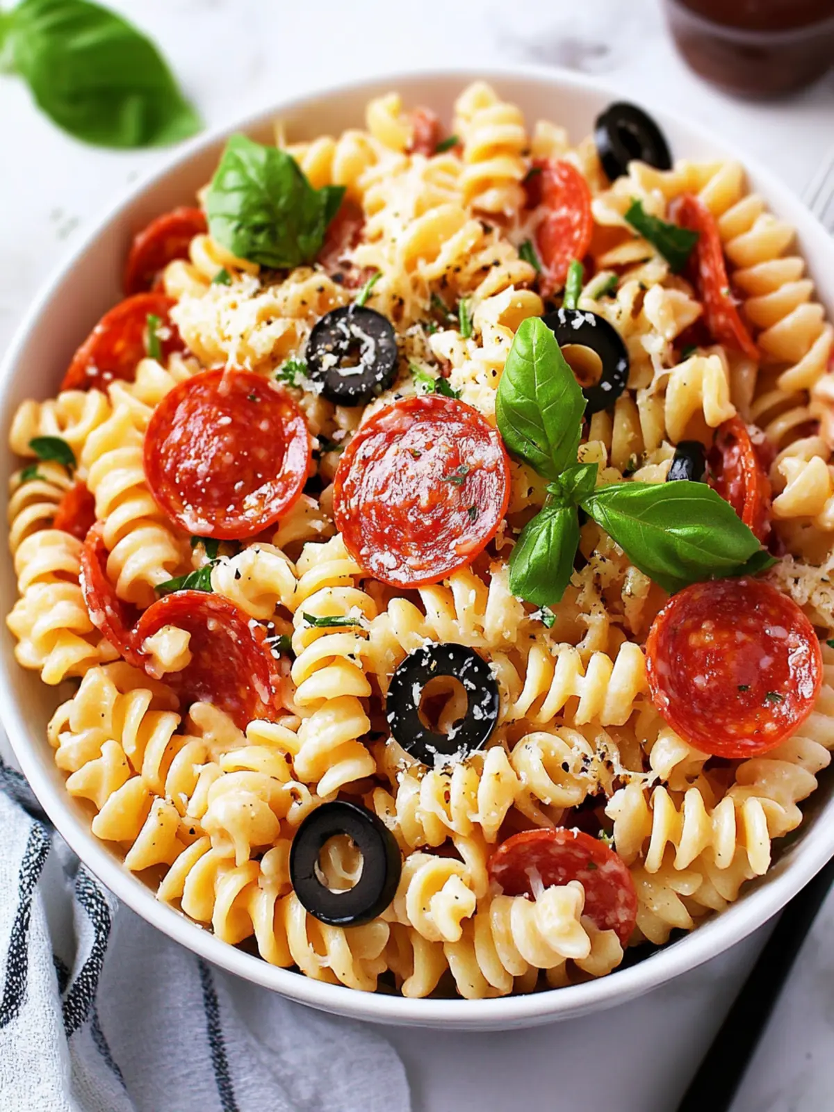 Pepperoni Pizza Pasta Salad: A Fun Twist on Your Dinner Routine 4 Pepperoni Pizza Pasta Salad