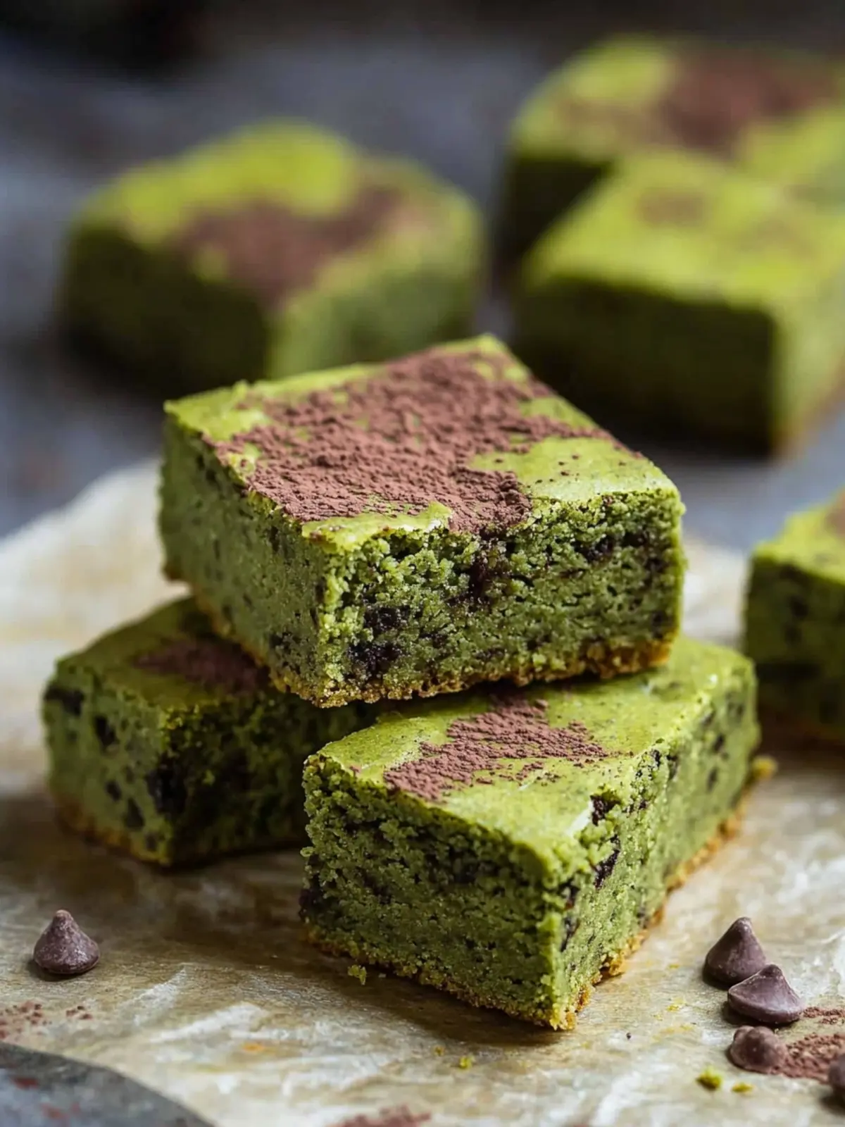 Delicious Fudgy Matcha Blondies You'll Crave Every Time 5 Fudgy Matcha Blondies