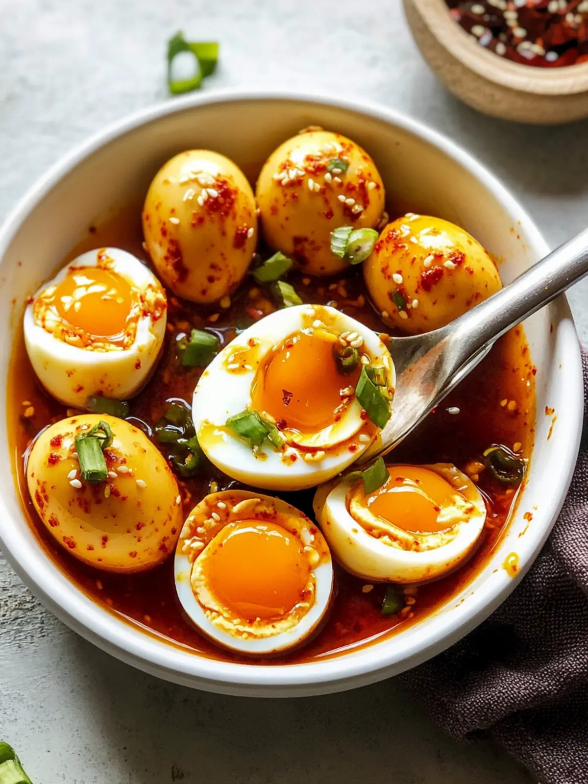 Spicy Gochujang Eggs