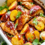 Savory Roasted Peach BBQ Chicken Bake for Ultimate Flavor 7 Roasted Peach BBQ Chicken Bake