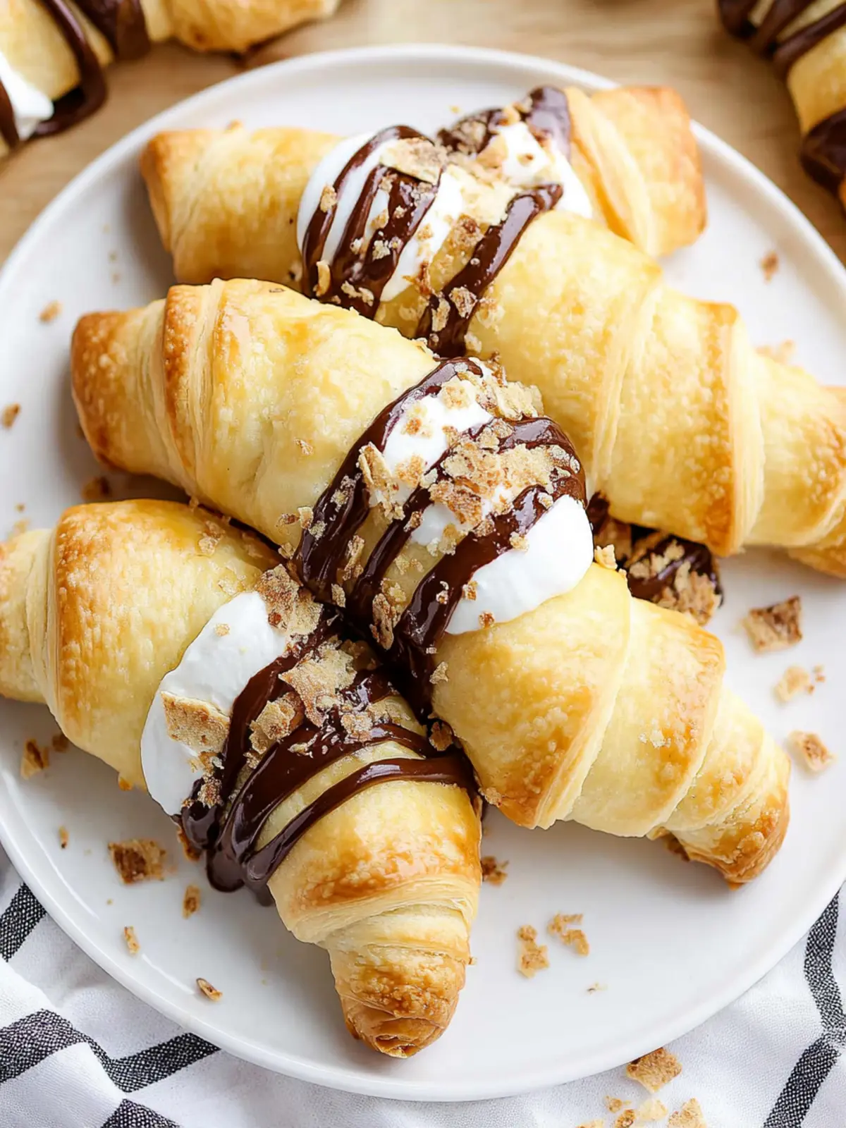 Irresistible S'mores Crescent Rolls: Quick, Cozy Delights 2 S’mores Crescent Rolls