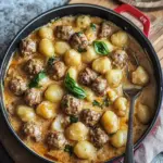One Pot Creamy Meatballs and Gnocchi for Cozy Nights 3 One Pot Creamy Meatballs and Gnocchi