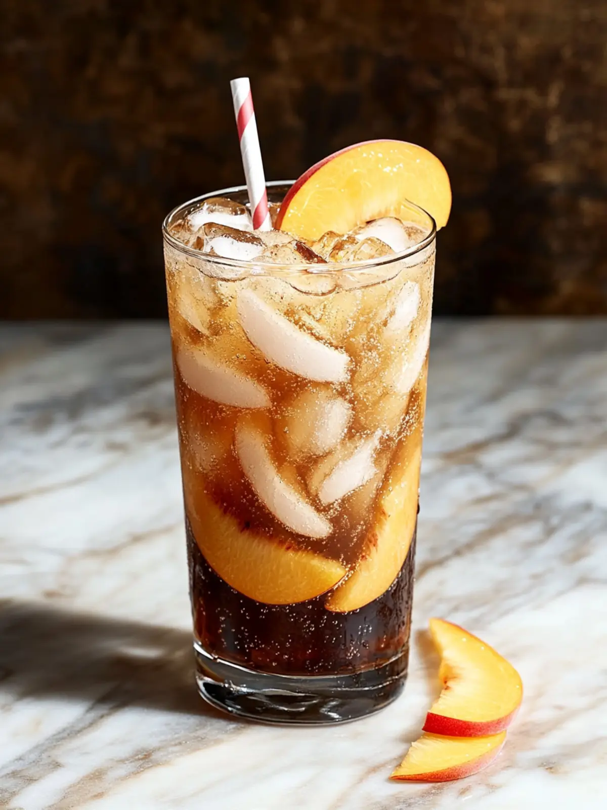 Dirty Peach Coke: Whip Up a Creamy Soda in 5 Minutes 3 Dirty Peach Coke