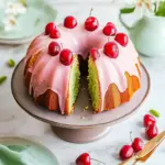 Delicious Pistachio Bundt Cake w/ Cherry Glaze You’ll Love 7 Pistachio Bundt Cake w/ Cherry Glaze
